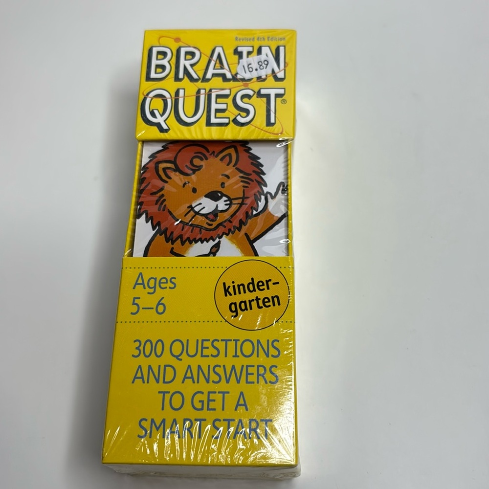 Brain Quest Kindergarten Question Cards - Kindergarten (ages 5-6)